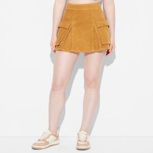 WILD FABLE Corduroy Cargo Skirt- Size M